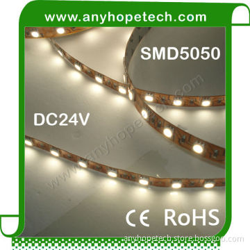 Fashionable most popular 24V 300LED PER roll high output flexible led strip